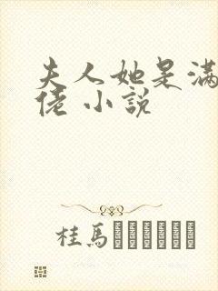 夫人她是满级大佬 小说