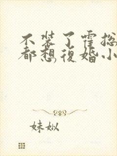 不装了霍总每天都想复婚小说