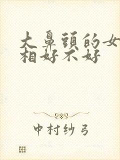 大鼻头的女人面相好不好封面