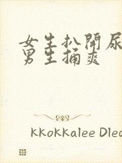 女生扒开尿口给男生捅爽封面