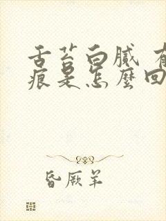 舌苔白腻 有齿痕是怎么回事