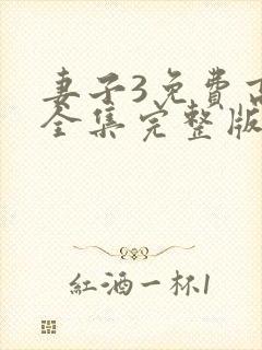 妻子3免费高清全集完整版