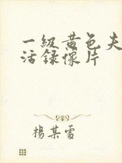 一级黄色夫妻生活录像片