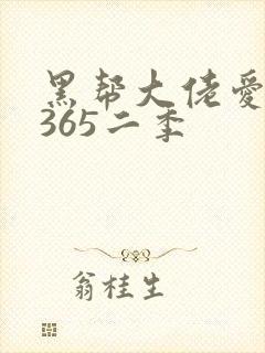 黑帮大佬爱上我365二季