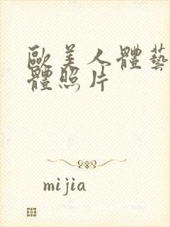 欧美人体艺术裸体照片