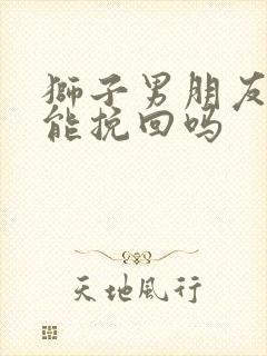 狮子男朋友分手能挽回吗封面