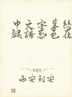 中文字幕丝袜美腿诱惑色在线观看