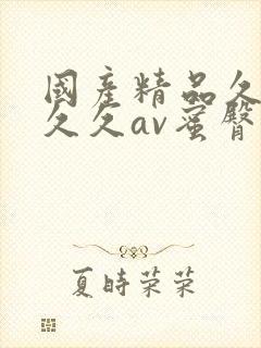 国产精品久久久久久av蜜臀