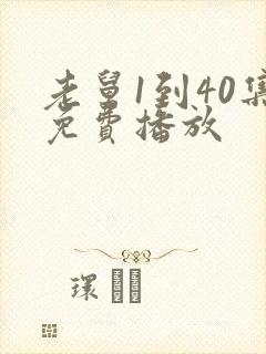 老舅1到40集免费播放