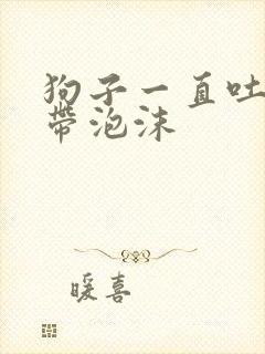 狗子一直吐黄水带泡沫