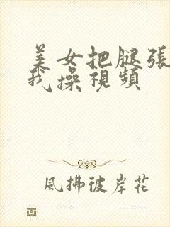 美女把腿张开让我操视频