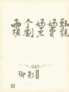 两个妈妈韩剧电视剧免费观看全集