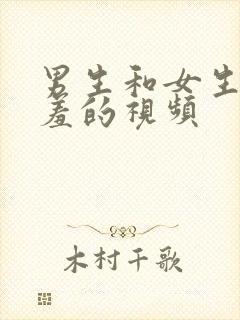 男生和女生羞羞羞的视频