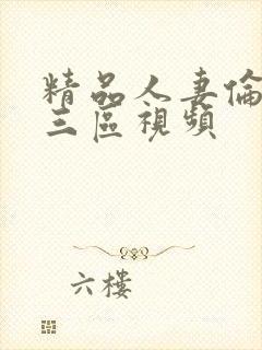 精品人妻伦一二三区视频