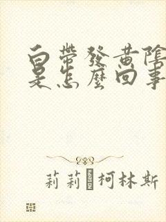 白带发黄阴道痒是怎么回事封面