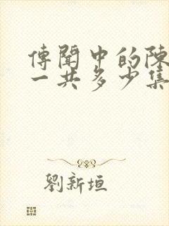 传闻中的陈芊芊一共多少集