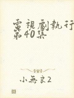 电视剧执行法官第40集