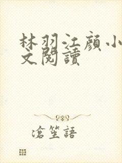 林羽江颜小说全文阅读