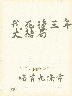 我死后三年后续大结局封面