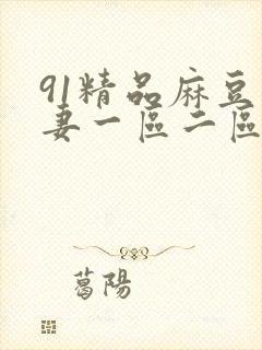 91精品麻豆人妻一区二区封面