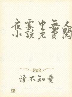 夜雾中无人爱我小说免费阅读