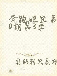 奔跑吧兄弟第10期第3季