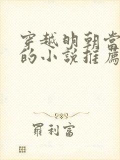 穿越明朝当皇帝的小说推荐