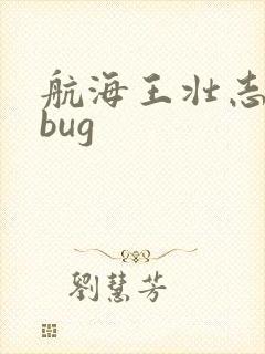 航海王壮志雄心bug