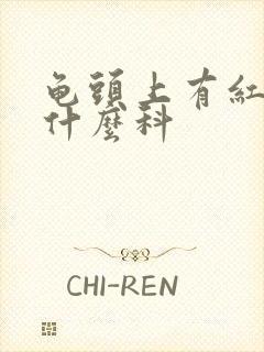 龟头上有红斑挂什么科