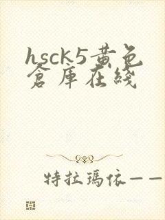 hsck5黄色仓库在线封面