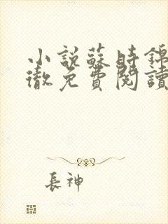 小说苏时锦楚君彻免费阅读