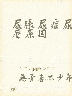 尿胀尿痛尿血什么原因