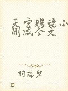天官赐福小说未删减全文