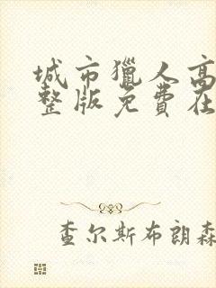 城市猎人高清完整版免费在线观看