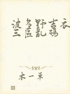 波多野吉衣一二三区乱码