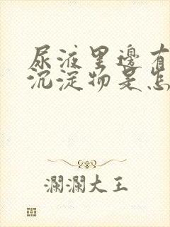 尿液里边有白色沉淀物是怎么回事