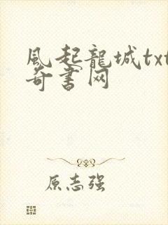 风起龙城txt奇书网