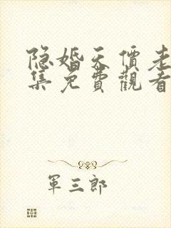 隐婚天价老公全集免费观看