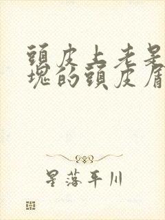 头皮上老是有大块的头皮屑怎么回事封面