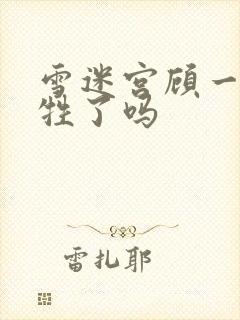 雪迷宫顾一燃牺牲了吗