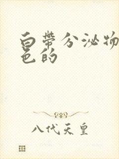 白带分泌物是黄色的