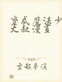 变成魔法少女的大叔漫画封面