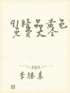 91精品黄色片免费大全