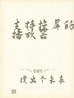 支持投屏的本地播放器