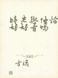 时光与他恰是正好好看吗