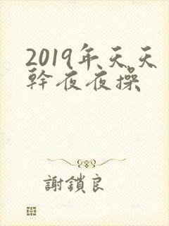 2019年天天干夜夜操封面