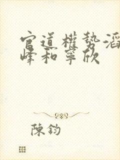 官道权势滔天林峰和宁欣