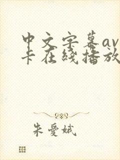 中文字幕av不卡在线播放