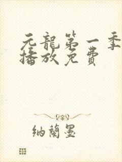 元龙第一季在线播放免费