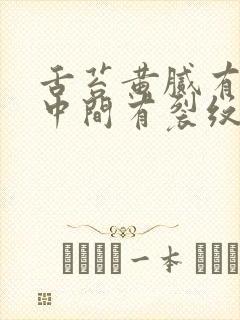 舌苔黄腻有齿痕中间有裂纹是什么原因